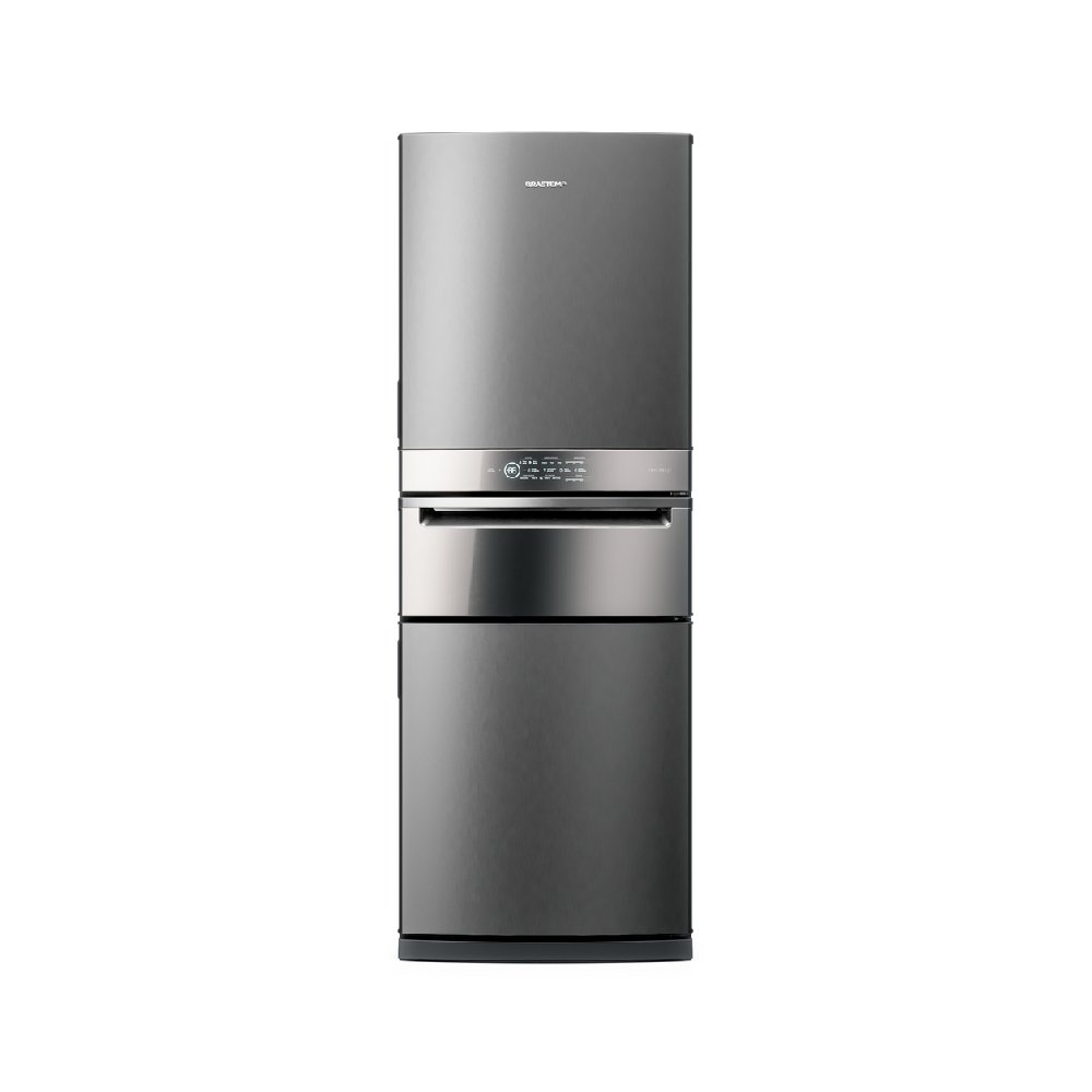 Geladeira Brastemp 419l Frost Free Bry59ck Inox Se