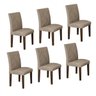 Conjunto Sala de Jantar Mesa 6 Cadeiras Classic 160cm Cel Móveis - 3