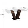 Conjunto Sala de Jantar Mesa 6 Cadeiras Classic 160cm Cel Móveis - 4
