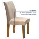 Ver imagem 5 de Conjunto Sala de Jantar Mesa Tampo de Vidro e 6 Cadeiras Classic