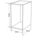 Ver imagem 2 de Lixeira 19 Litros Deslizante para Embutir em Armários de Cozinha Bredal