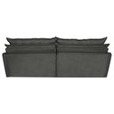 Ver imagem 6 de Sofá sem Caixa Retrátil Reclinável 2.55m Cama Inbox Versátil com Pillow Top e Molas Velusoft Cinza