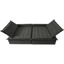 Ver imagem 5 de Sofá sem Caixa Retrátil Reclinável 2.55m Cama Inbox Versátil com Pillow Top e Molas Velusoft Cinza