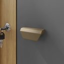 Ver imagem 5 de Armário Multiuso Versátil Lexa - com Chave - Carvalho Americano/grafite