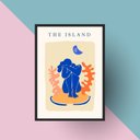Ver imagem 1 de Quadro Arte Matisse - The Island 33x24cm:moldura Preta