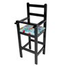 Kit 2 Cadeiras de Criança para Restaurante de Madeira - Lh Móveis - 4