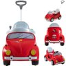 Carrinho de Passeio e Pedal para Bebe Calesita Fouks Vermelho - 2