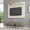 Painel para TV até 55 Polegadas Safira Off White - Móveis Bechara - 1