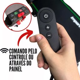 Esteira Ergométrica Elétrica 2 em 1 Dobrável 1-12km/h Com Painel e Controle Até 100kg 220V Importway - 4