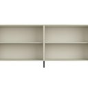 Ver imagem 6 de Aparador Buffet para Sala de Jantar 4 Portas Pés Industrial Preto Naim I03 Luna - Lyam Decor