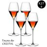 Kit 4 Taças Espumante Cristal Riedel Champanhe Vinho Rosé - 2