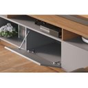 Ver imagem 5 de Estante Home Theater Ambiente Humaita Freijó Cinza Acetinado - Colibri