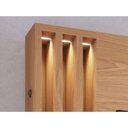 Ver imagem 6 de Estante Home Theater Ambiente Humaita Freijó Cinza Acetinado - Colibri