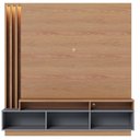 Ver imagem 1 de Estante Home Theater Ambiente Humaita Freijó Cinza Acetinado - Colibri