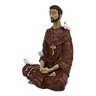 Imagem São Francisco de Assis Meditando Estátua Resina - 5