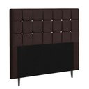 Ver imagem 2 de Cabeceira Estofada Espanha 100cm Solteiro Strass Suede Marrom