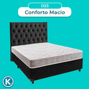Ver imagem 4 de Cama Box + Colchão Casal D23 D23 Inducol + Cabeceira Estofada
