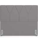Ver imagem 5 de Cabeceira Cama Box Casal King 195 cm Aurora W01 Corano Cinza - Lyam Decor