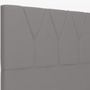 Ver imagem 7 de Cabeceira Cama Box Casal King 195 cm Aurora W01 Corano Cinza - Lyam Decor