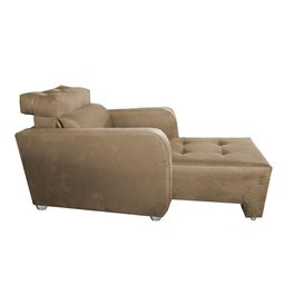 Poltrona Retratil e Reclinavel Safira Capuccino - 3