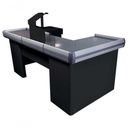 Ver imagem 1 de Check Out 2,00 Metros Perfil Rígido C/ Recorte P/ Balança Preto