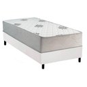 Ver imagem 1 de Cama Box Solteiro: Colchão Ortopédico Inovaflex Comfort Premium+base Crc Corano White (88x188)