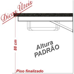 Mf Multiforma - 2 Suportes Pia Parafusar Bancada Aparador 50 Cm Preto - 3