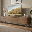 Ver imagem 1 de Rack para Tv até 75 Polegadas 180 Cm 2 Portas 1 Gaveta Rustic Dune Madesa