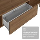 Ver imagem 6 de Rack para Tv até 75 Polegadas 180 Cm 2 Portas 1 Gaveta Rustic Dune Madesa