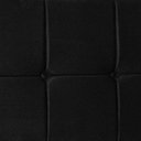 Ver imagem 2 de Cabeceira Solteiro 0,90M Lisboa Suede Preto
