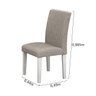 Conjunto Sala de Jantar Mesa Tampo em Vidro Branco 4 Cadeiras Sevilha 120cm Cel Móveis - 5