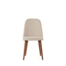 Cadeira New Drop - Natural C/ Linho Bege - Cobre - 6