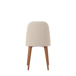 Cadeira New Drop - Natural C/ Linho Bege - Cobre - 8