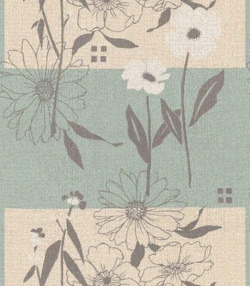 Papel De Parede Harmonia 9148 Listrado Floral