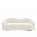 Ver mais imagens de Kit Sofá + Puf Star 190 cm Orgânico 2 Lugares Sala Recepção:Off White