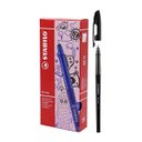 Ver imagem 1 de Kit 10 Caneta Esferografica Stabilo Reliner 0.7mm Preta