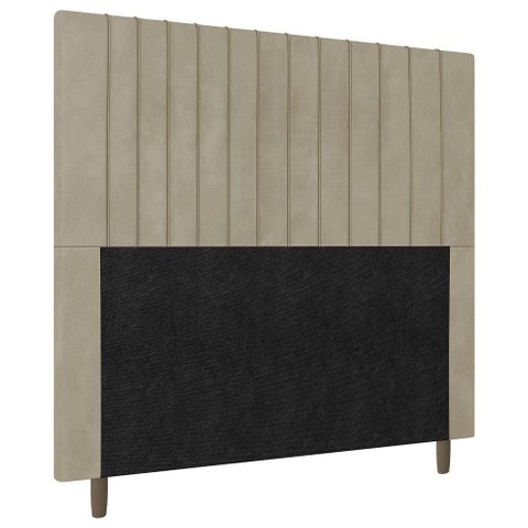 Cabeceira Cama Box Solteiro Nala 90cm Corano Bege