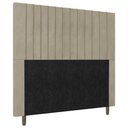 Ver imagem 1 de Cabeceira Cama Box Solteiro Nala 90cm Corano Bege