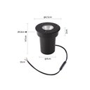 Ver imagem 7 de Embutido de Solo Led Nordecor Venna 6622 5w 24° Alto Irc 97 24v Preto