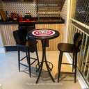 Ver imagem 4 de Mesa Bistrô Alta de Azulejo e Madeira Maciça Empório Tambo - Duff - Preto