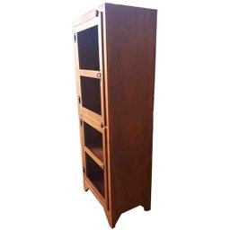 Armário Cristaleira Tipo Padaria Rustico em Madeira de Demolição Peroba Rosa - 2