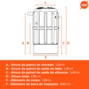 Ver imagem 3 de Biodigestor 1.500l Fortlev