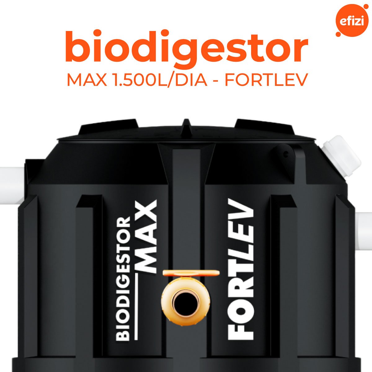 Biodigestor 1.500l Fortlev - 2