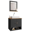 Ver imagem 1 de Gabinete Banheiro Deli Cuba Torino Bco Torneira Dl08 Val Abs