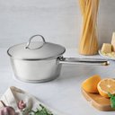 Ver mais imagens de Panela Allegra Aço Inox Fundo Triplo 16cm 1,5 Litros 62651/160 Tramontina