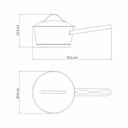 Ver imagem 2 de Panela Allegra Aço Inox Fundo Triplo 16cm 1,5 Litros 62651/160 Tramontina