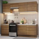 Ver imagem 1 de Armário de Cozinha Completa 240cm Rustic Glamy Madesa 09