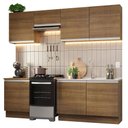 Ver imagem 3 de Armário de Cozinha Completa 240cm Rustic Glamy Madesa 09