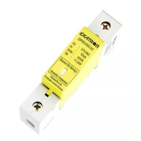 Dispositivo De Proteção Contra Surtos DPS 20ka Bivolt Exatron