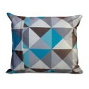 Ver imagem 4 de Kit 2 Almofadas Decorativa Quadrado 45x45 Cm Cm Sala Quarto Sofá Suede Estampa Azul Eli Móveis e D